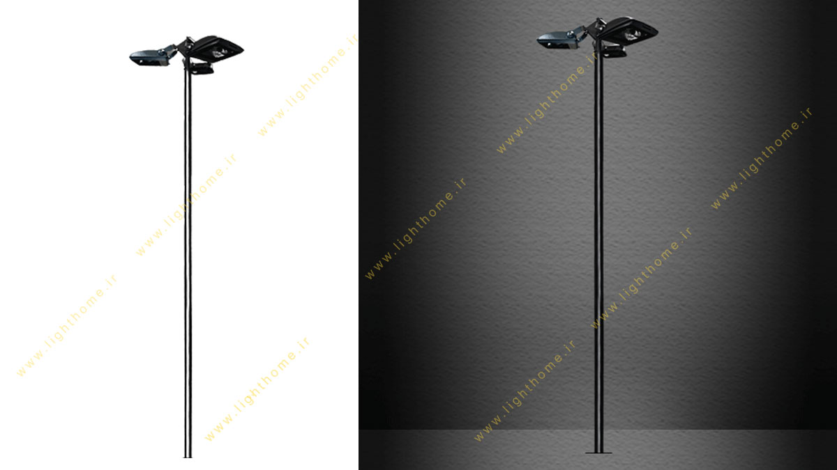 پایه چراغ خیابانی سه طرفه 12 متری آپادانای سوتارا ST-522611