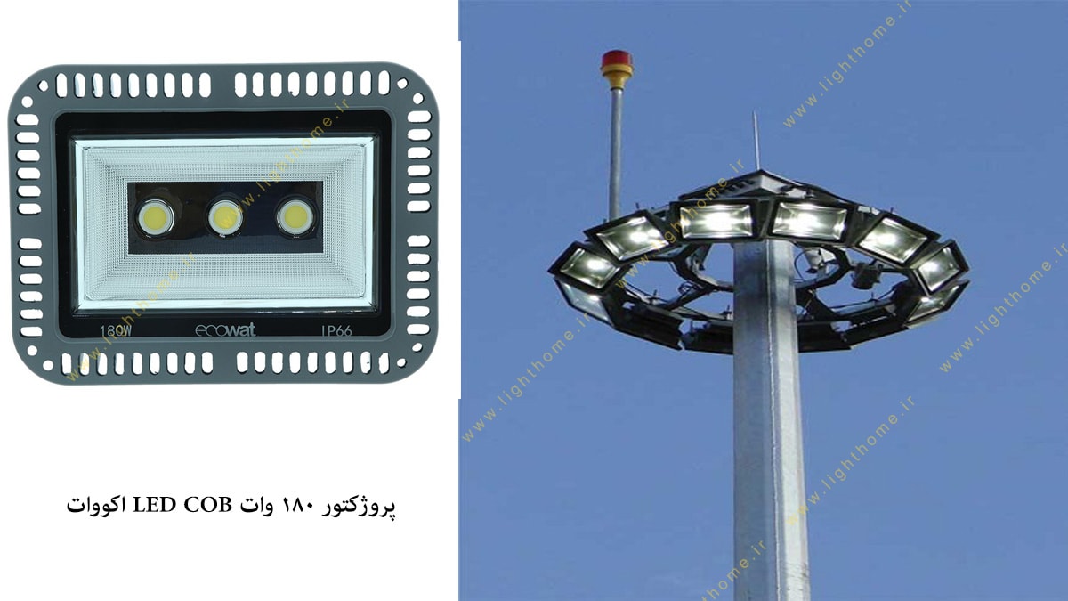 پروژکتور 180 وات LED COB اکووات