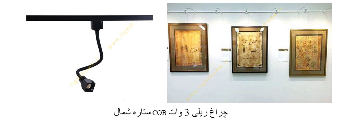 چراغ ریلی 3 وات COB ستاره شمال مدل Q48