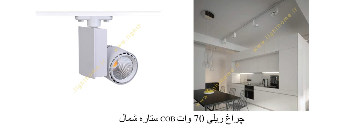 چراغ ریلی 70 وات COB ستاره شمال مدل XC171