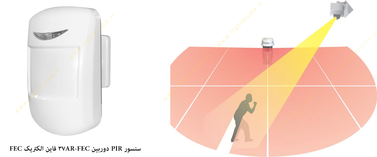 سنسور PIR دوربین FEC-37AR فاین الکتریک FEC-PIR Sensor