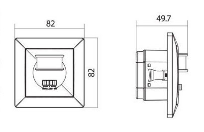 سنسور دیواری کلیدی شعاع مدل sh-pr-2200