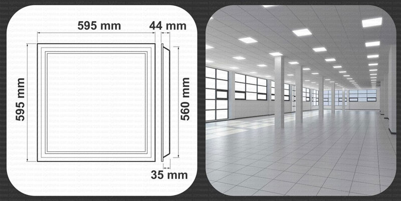 پنل SMD سایز60×60 فاین 50 وات