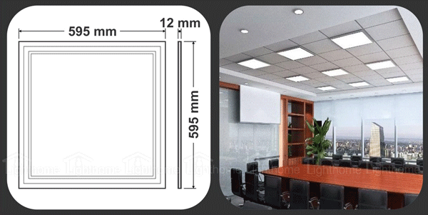 پنل SMD روکار 60×60 مدل FEC-H102