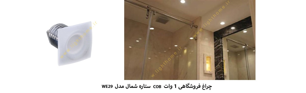 چراغ فروشگاهی 1 وات COB ستاره شمال مدل WE29