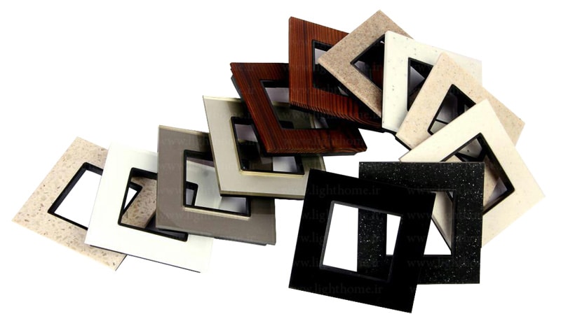 انواع فریم کلید و پریز خیام - قاب های کلید و پریز خیام - کلید و پریز خیام الکتریک