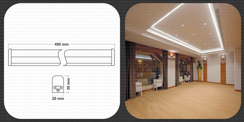 چراغ زیر کابینتی LED با توان 7 وات - چراغ زیرکابینتی ال ای دی 7 وات