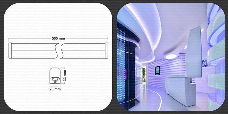 چراغ زیرکابینتی LED مدل FEC-50-7w