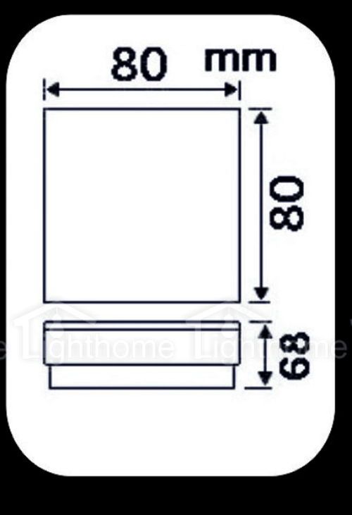 چراغ دفنی ال ای دی مدل FEC-E01301