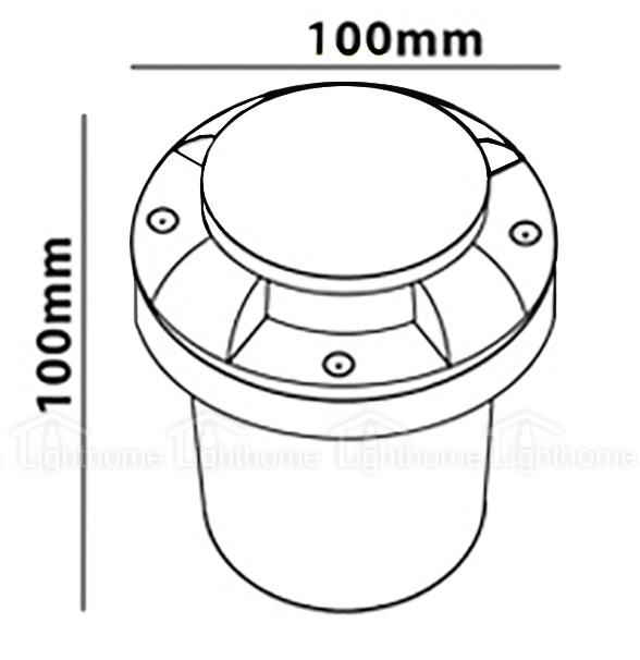 چراغ دفنی مدل TS-2089-4