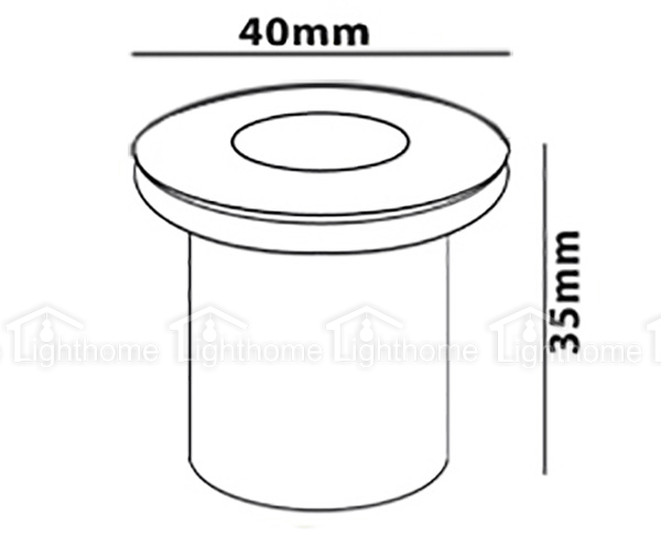 چراغ دفنی مدل TS-2604-C