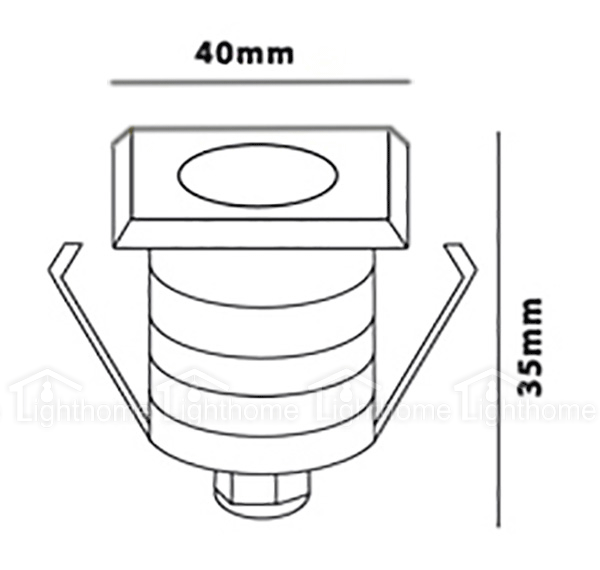 چراغ دفنی مدل TS-2604-R