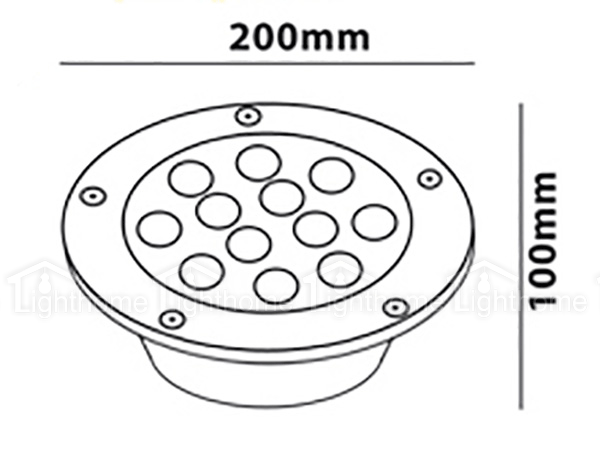 چراغ دفنی مدل TSL-4005-12