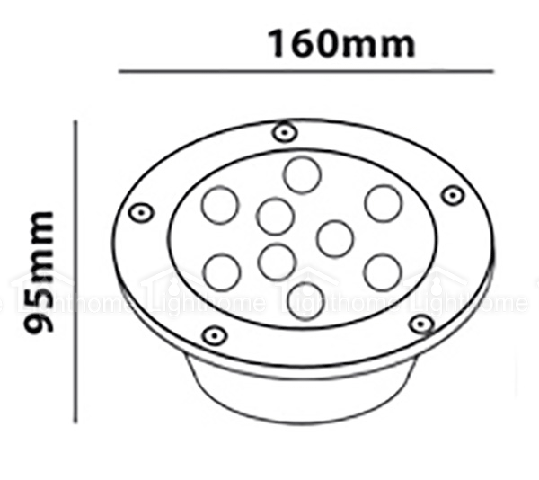 چراغ دفنی TSL-4005-9