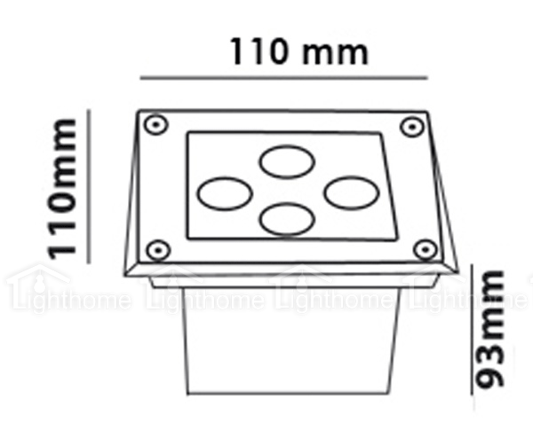 چراغ دفنی مدل TSL-4203-4