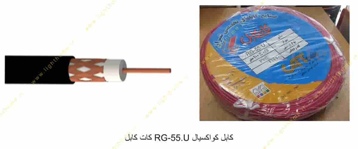 کابل کواکسیال RG-55.U کات کابل