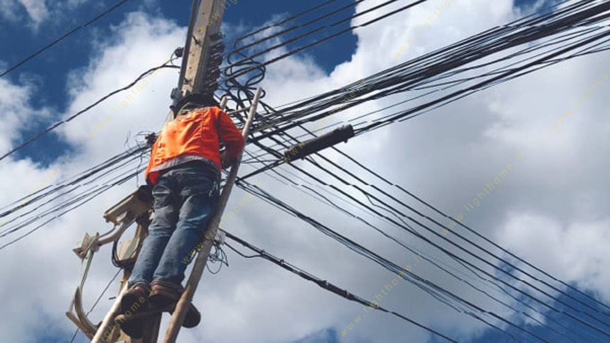 کابل مخابراتی (هوایی) طوسی لوشان سایز 0.6×2 ×10