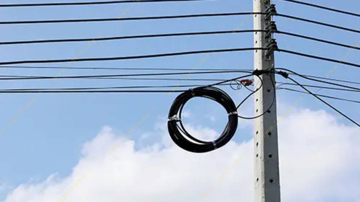 کابل مخابراتی (زمینی) مشکی لوشان سایز 0.6×2 ×4