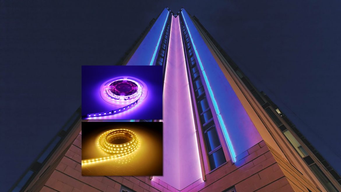 تجهیزات کاربردی در نورپردازی نمای ساختمان