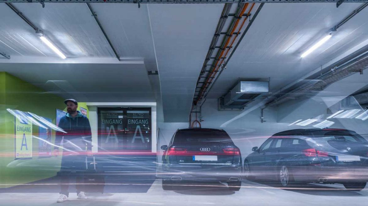 Parking-lot-lighting نورپردازی پارکینگ