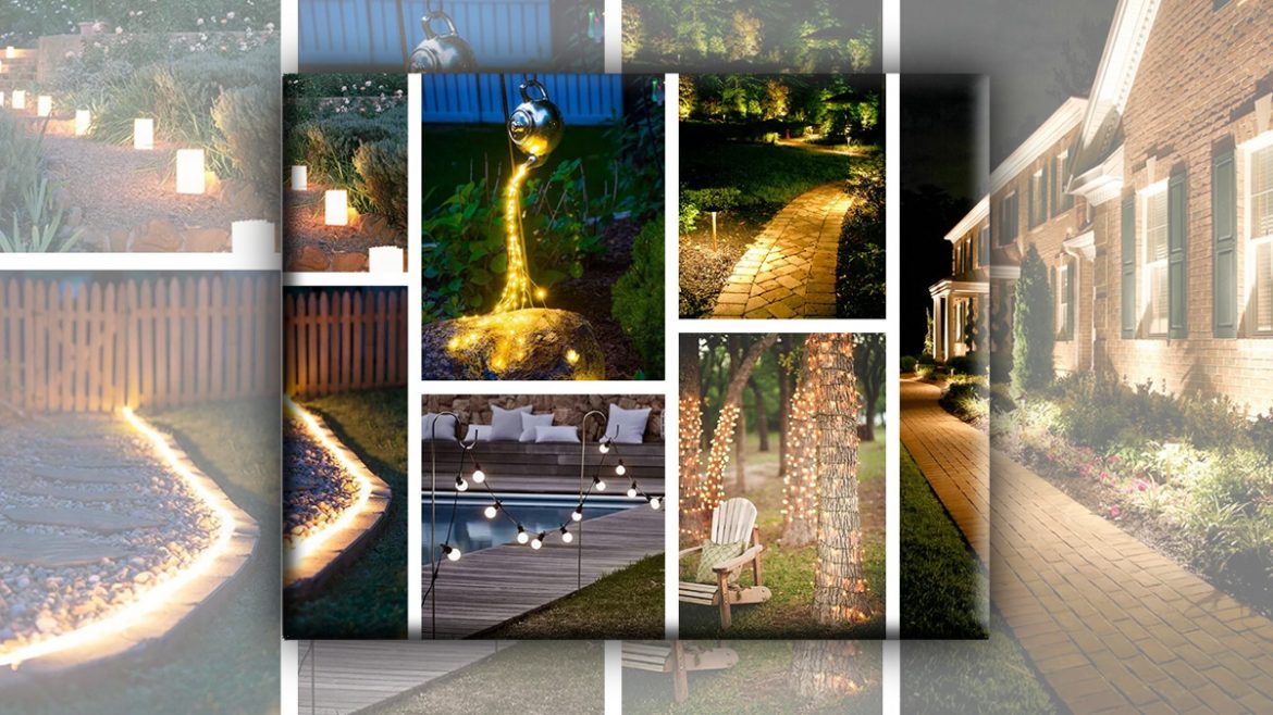 creative-garden-lighting-ideas تکنیک های خلاقانه نورپردازی باغ و ویلا