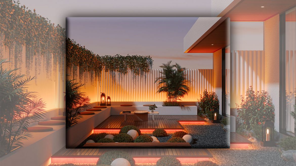 led-strip-lights-outdoor-considerations مزایای استفاده از ریسه های ال ای دی در محوطه باز