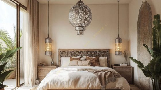 چراغ های موزائیکی و هندسی